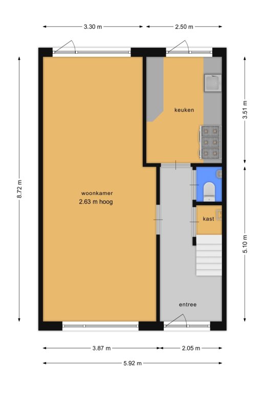 Foto 9 van Calvijnhof 106 in Hilversum