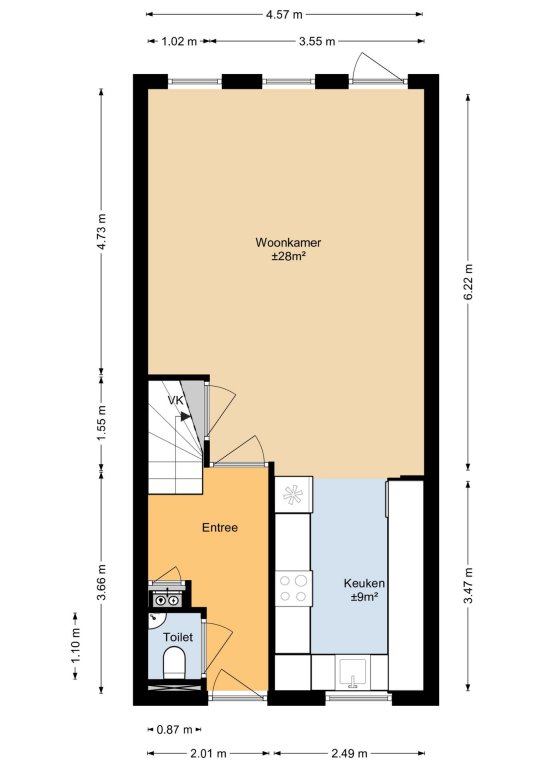Foto 12 van Mosoelstraat 11 in Hoogvliet Rotterdam